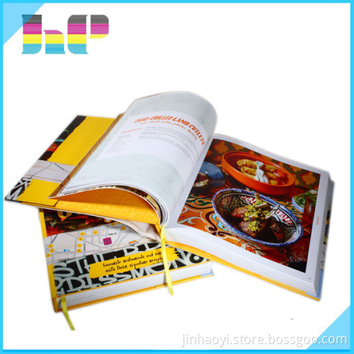 Offset hardcover book manufacturer, high quality hardcover cook books printing